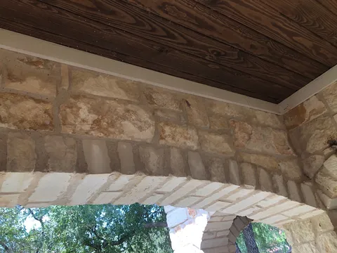 Refacing a Dated Brick Fireplace with Stone